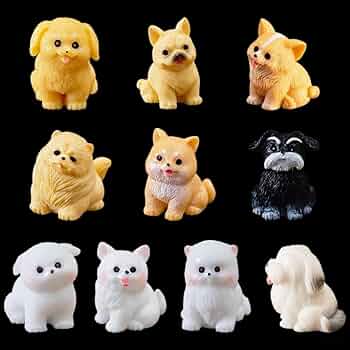 犬　フィギュア　わんちゃん　ディオール袋 犬フィギュアわんちゃんディオール袋